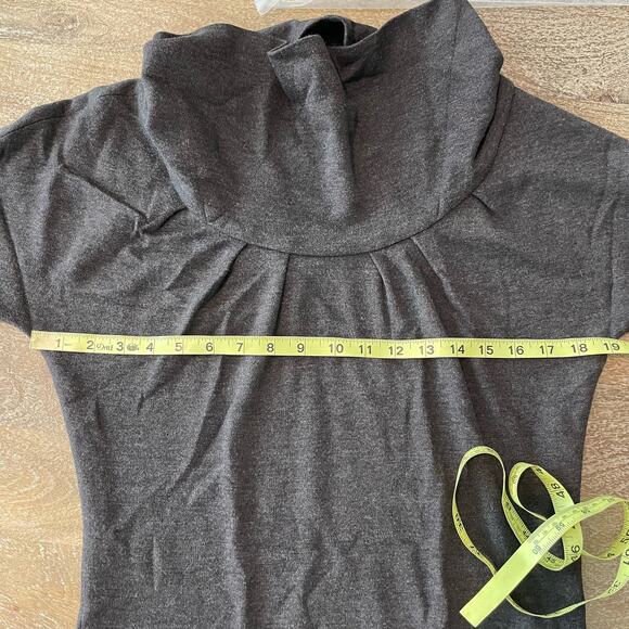 Yigal Azrouel Brown Funnel Neck Dress Small - Picture 6 of 10